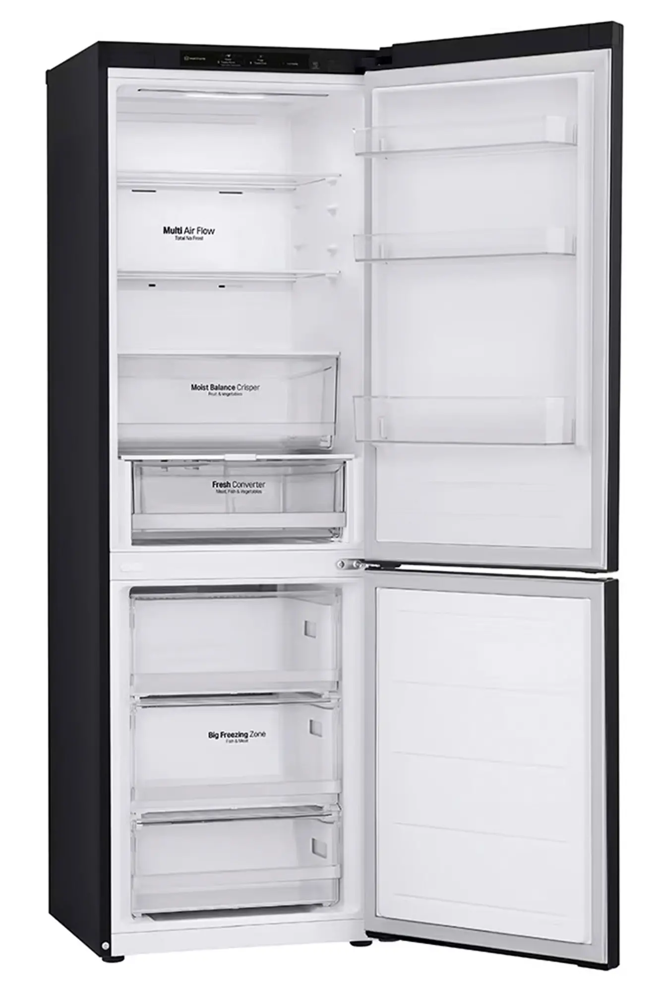 Lodówka LG GBV3100CEP Pełny No Frost 186cm Szuflada z kontrolą wilgotności Ciemny grafit mat
