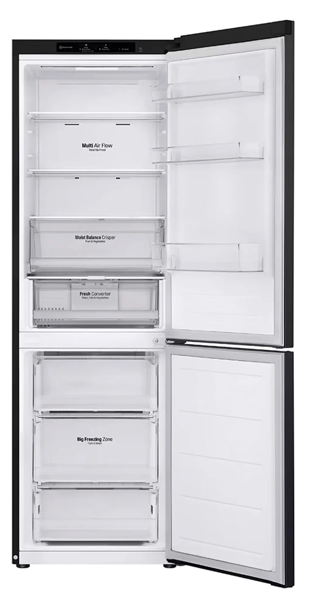 Lodówka LG GBV3100CEP Pełny No Frost 186cm Szuflada z kontrolą wilgotności Ciemny grafit mat