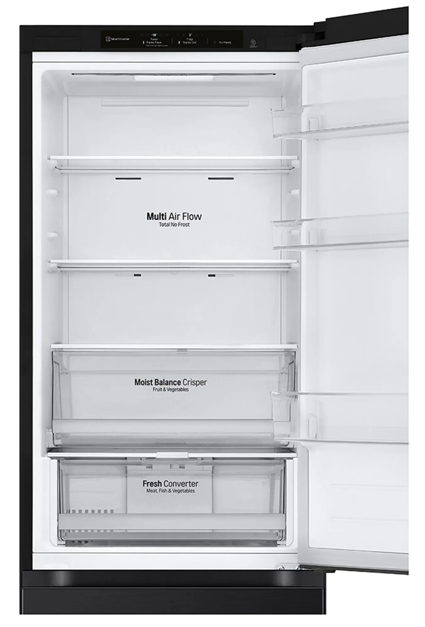 Lodówka LG GBV3100CEP Pełny No Frost 186cm Szuflada z kontrolą wilgotności Ciemny grafit mat
