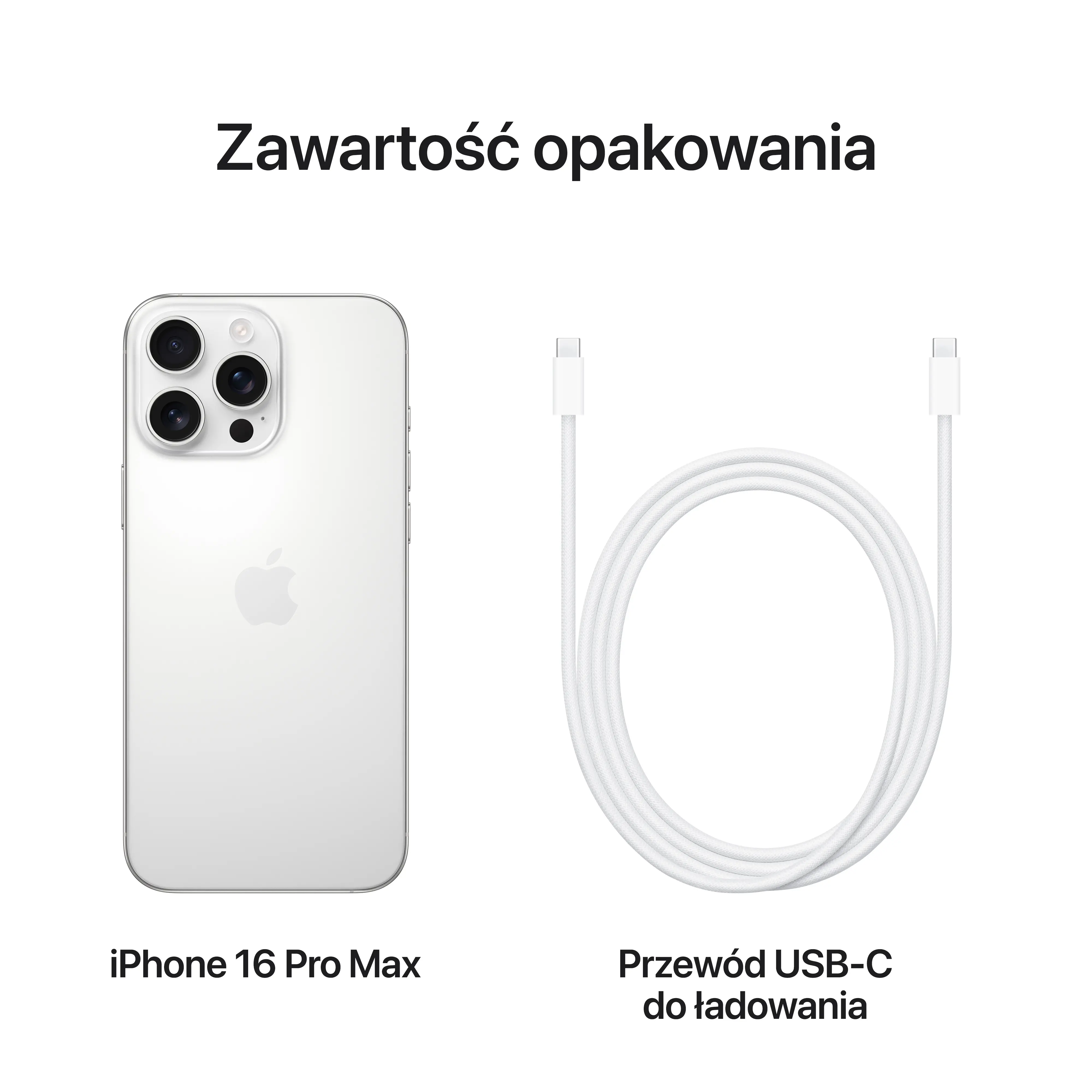 Apple iPhone 16 Pro Max 1TB 6,9" 48Mpix Tytan biały