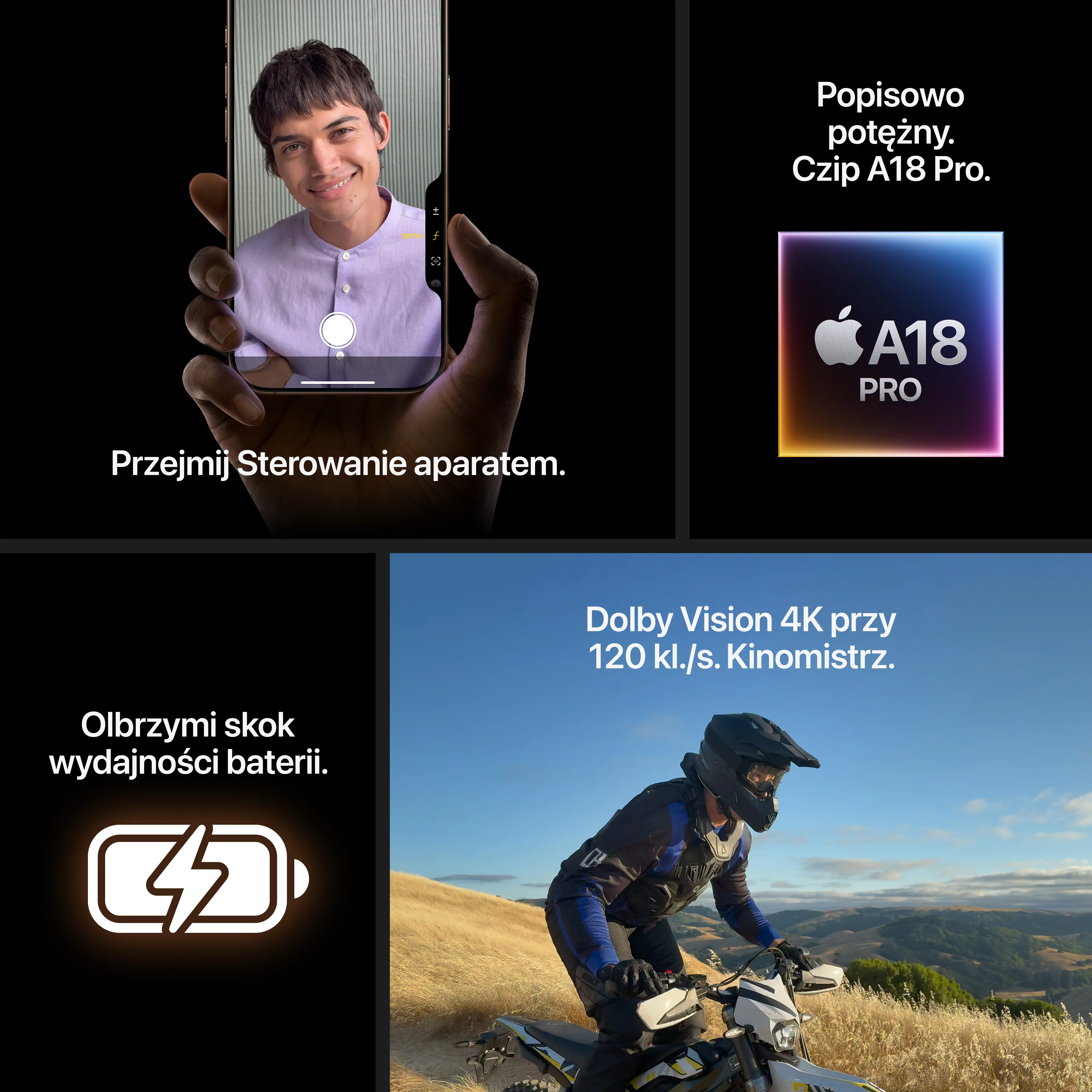 Apple iPhone 16 Pro Max 1TB 6,9" 48Mpix Tytan biały