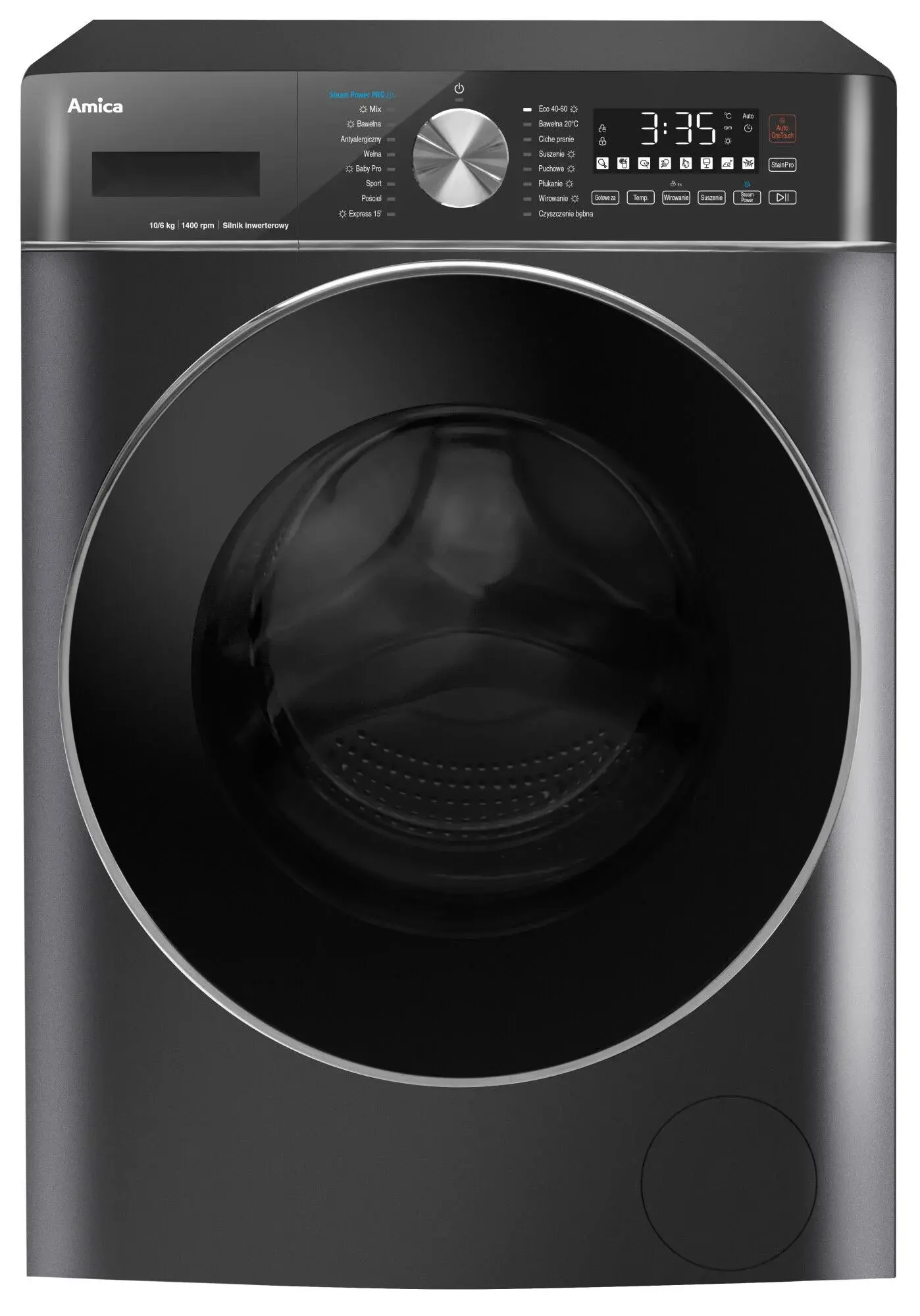 Pralko-suszarka Amica A2WDC10614DLiStEU 51,6cm 10kg/6kg
