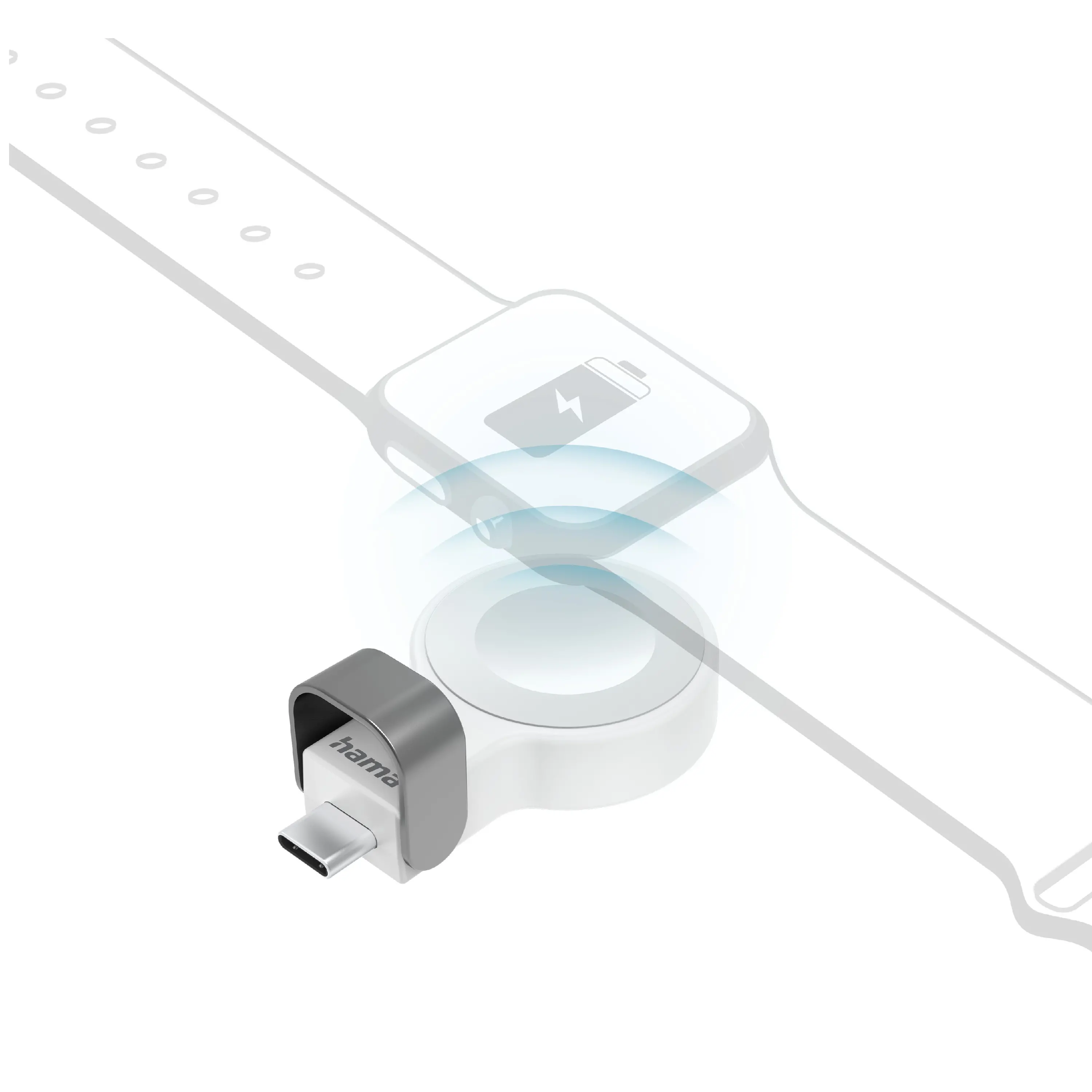 Ładowarka Hama magnetyczna do Apple Watch Biały