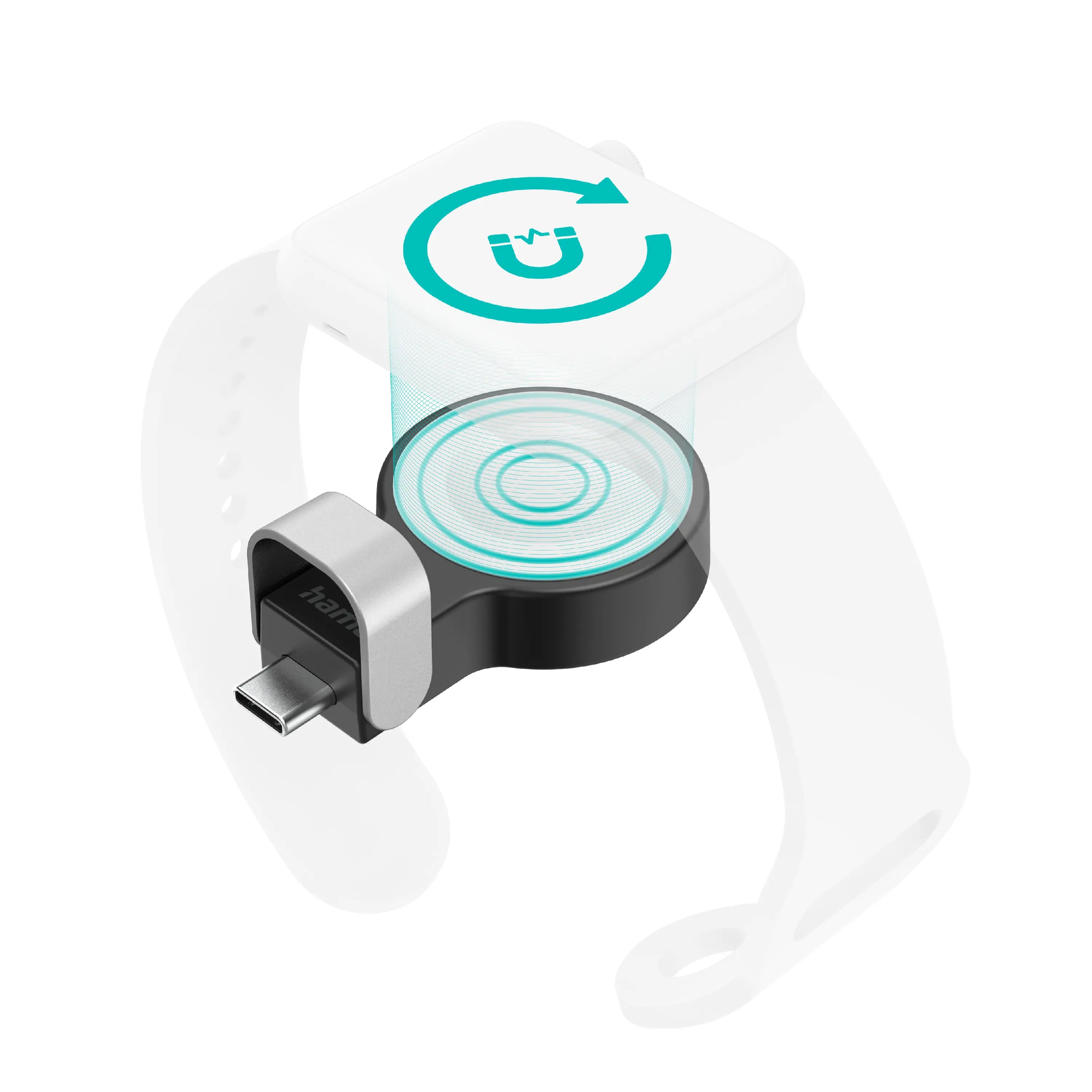 Ładowarka Hama magnetyczna do Apple Watch Czarny