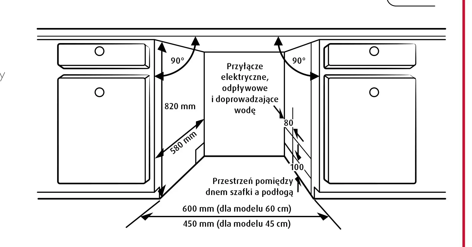 Zmywarka MPM 45-ZMI-05 45cm Szuflada na sztućce