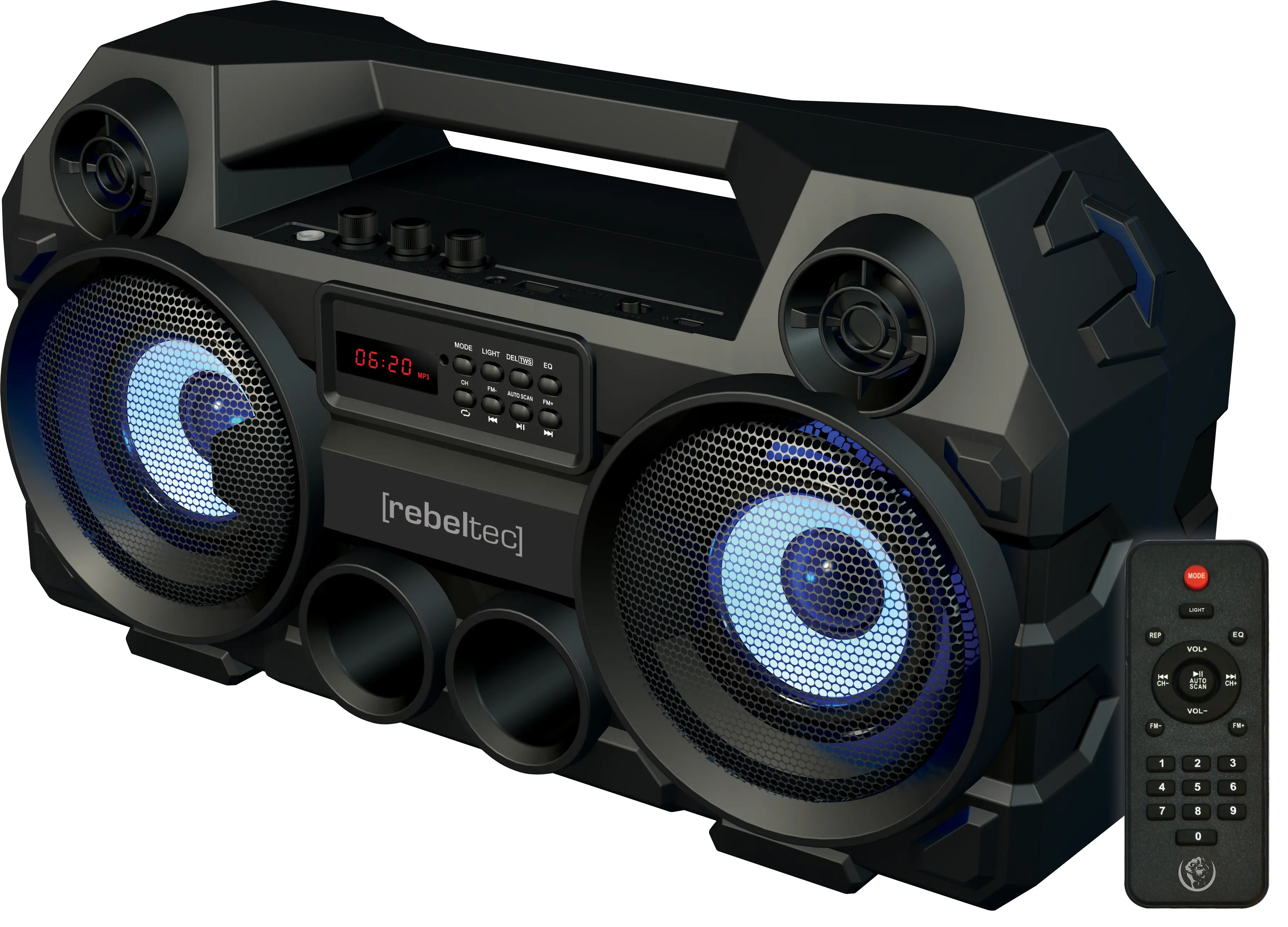 Rebeltec SoundBOX 465 40W Radio FM Czarny