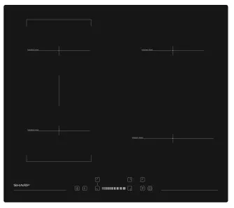 Płyta indukcyjna Sharp KH-6I27NS0I 59cm