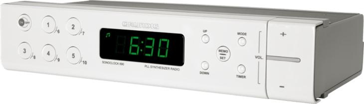 Radioodbiornik Grundig Sonoclock 690 (biały) (GKL0353)