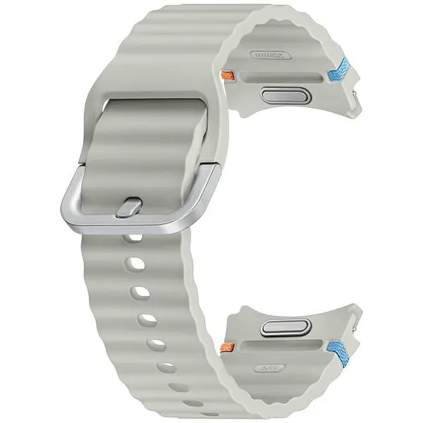 Pasek Samsung Sport Band do Watch 7/6/5/4 20mm S/M Srebrny