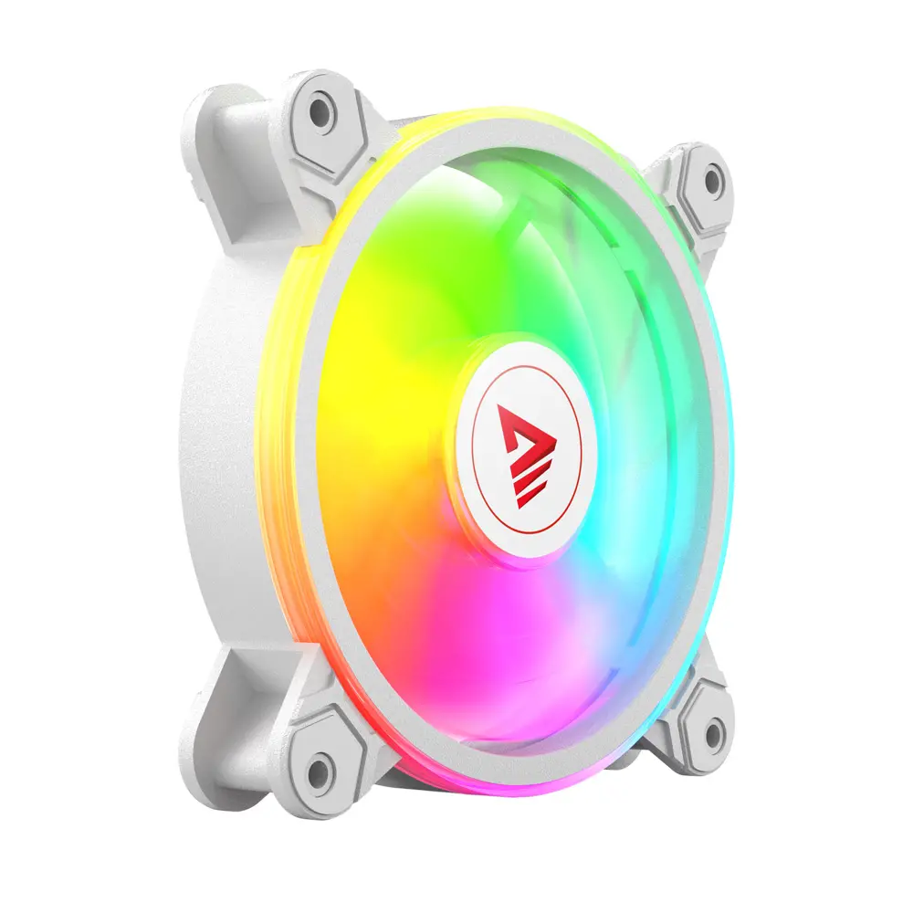 Zestaw wentylatorów Savio FAN-01 ARGB 120mm 4szt. Biały+ Kontroler + Pilot