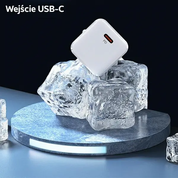 Ładowarka sieciowa USAMS T45 USB-C MINI 30W PD FC Czarny