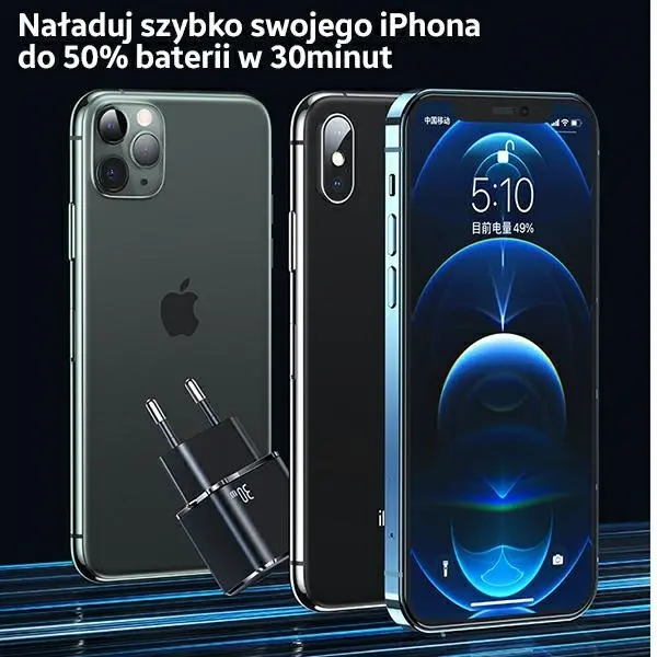Ładowarka sieciowa USAMS T45 USB-C MINI 30W PD FC Czarny