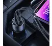 Ładowarka samochodowa USAMS C36 USB+USB-C 95W Fioletowy