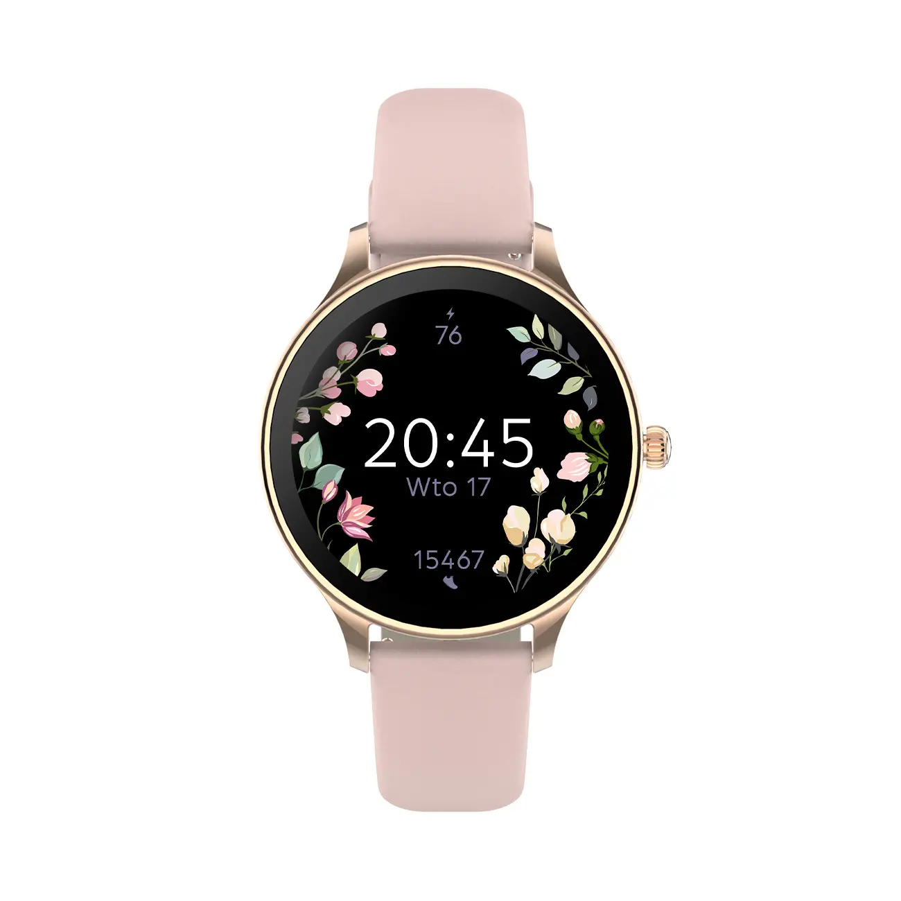 Smartwatch Forever Velora SB-306 38mm Różowe złoto
