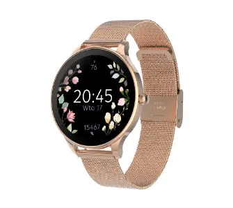 Smartwatch Forever Velora SB-306 38mm Różowe złoto