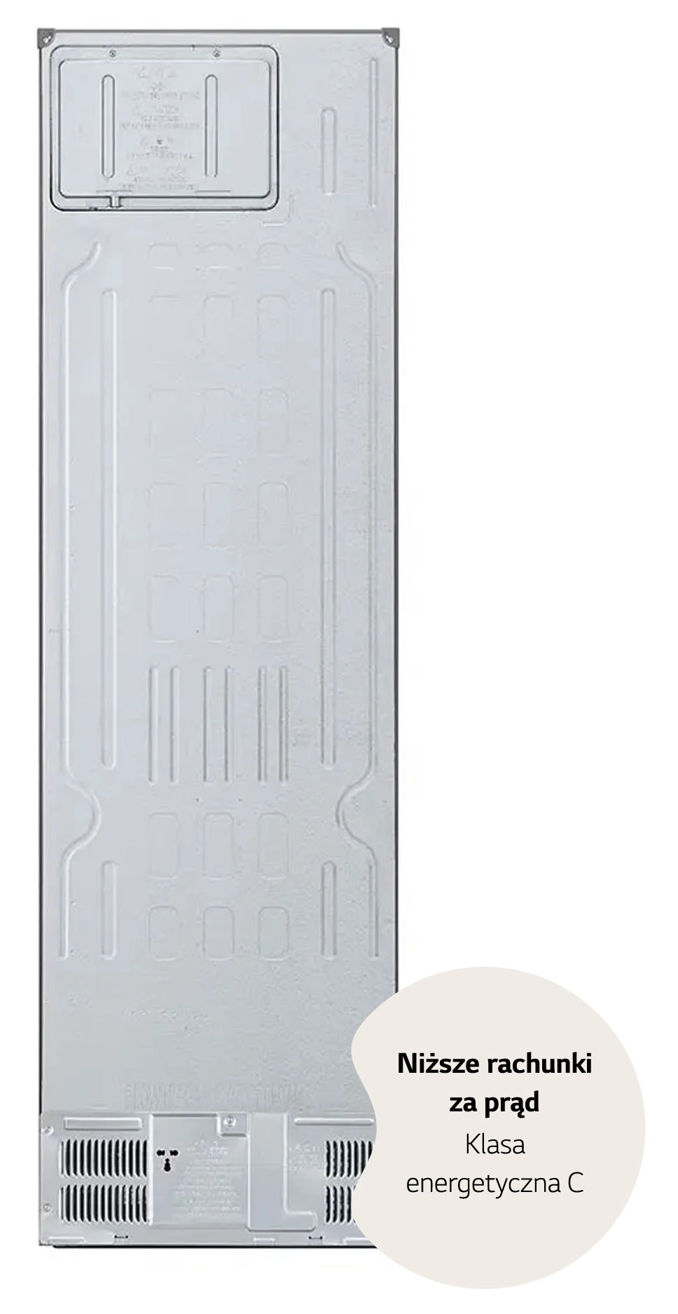 Lodówka LG GBV3200CPY Pełny No Frost 203cm Komora świeżości Srebrny