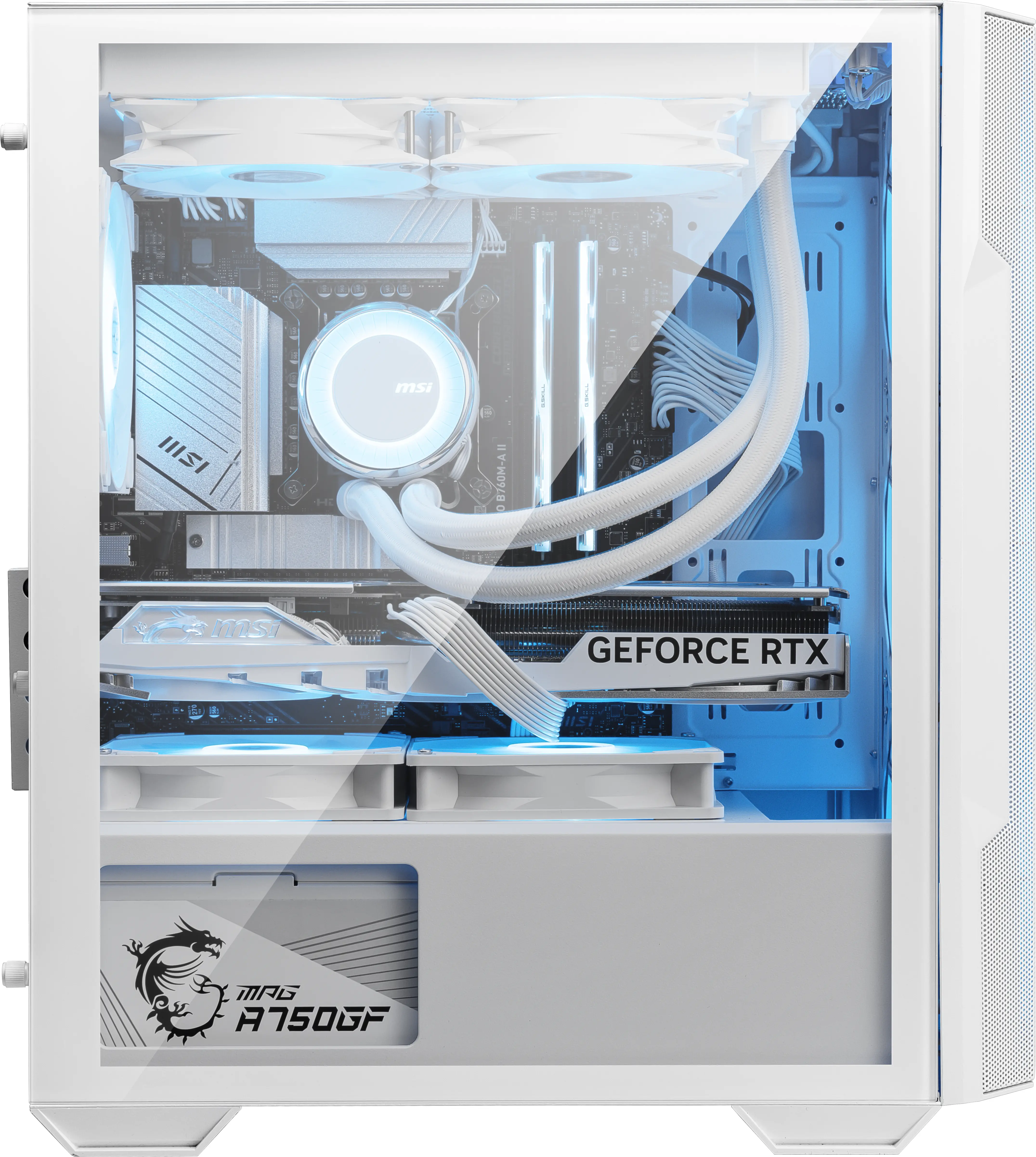 Obudowa MSI MAG Forge M100R Biały