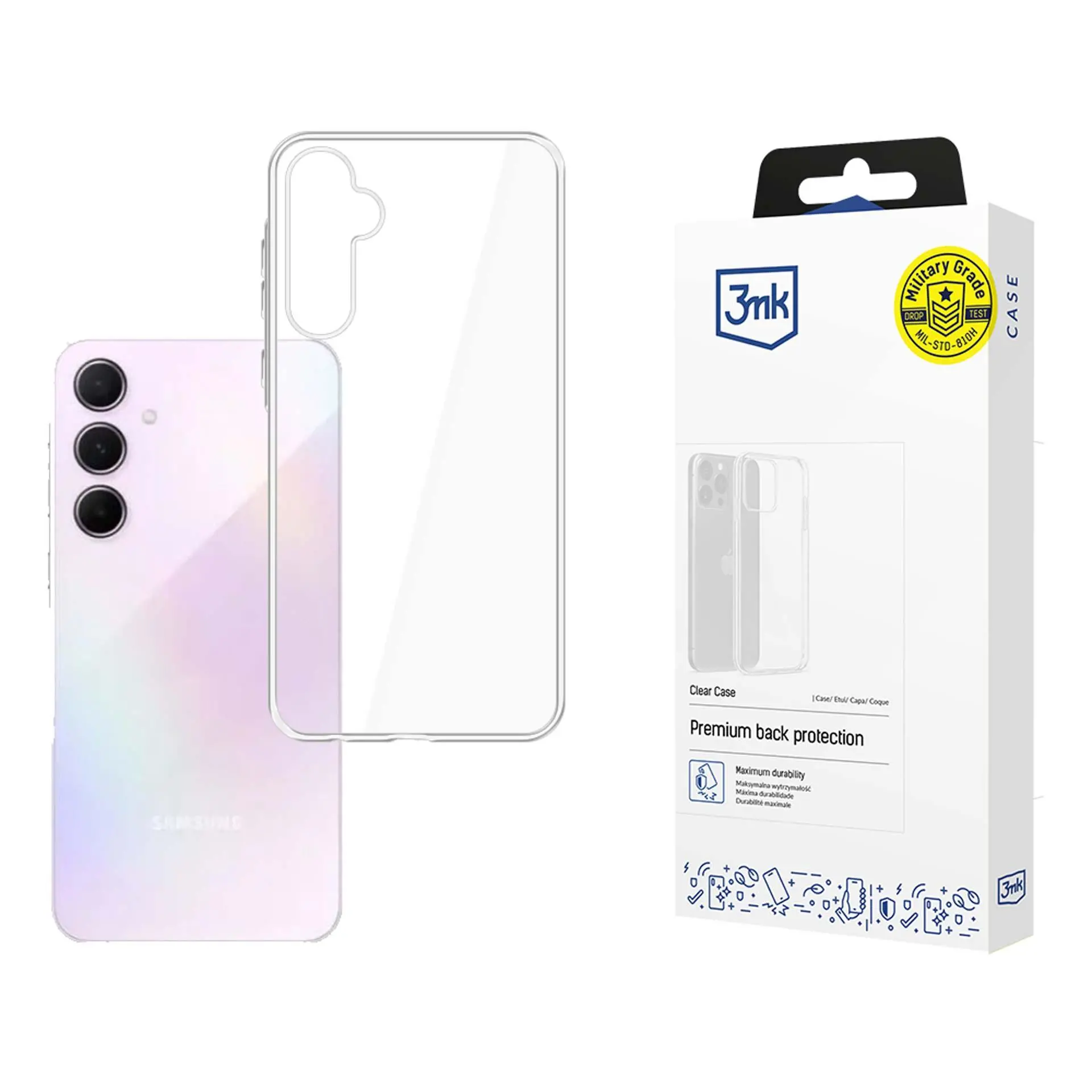 Etui 3mk Clear Case do Samsung Galaxy M35 5G Przezroczysty