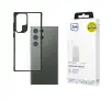 Etui 3mk Satin Armor Case+ do Samsung Galaxy S24 Ultra Przezroczysty-zielony