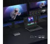 Hub USB UGREEN CM681 4x USB 2x HDMI DisplayPort RJ45 SD/TF AUX PD 100W Szary