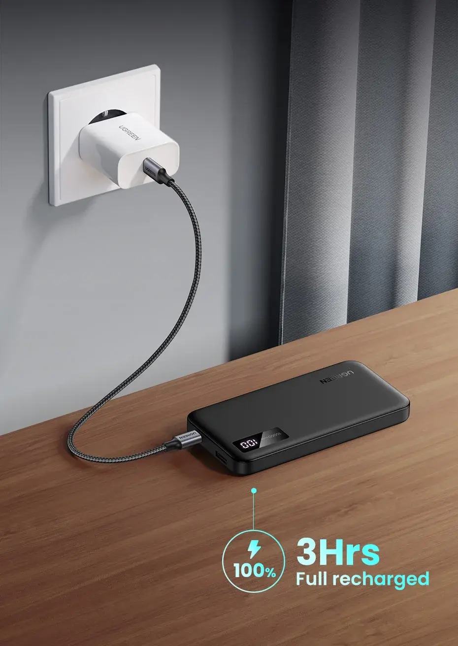 Powerbank UGREEN PB311 10000mAh PD 20W Czarny