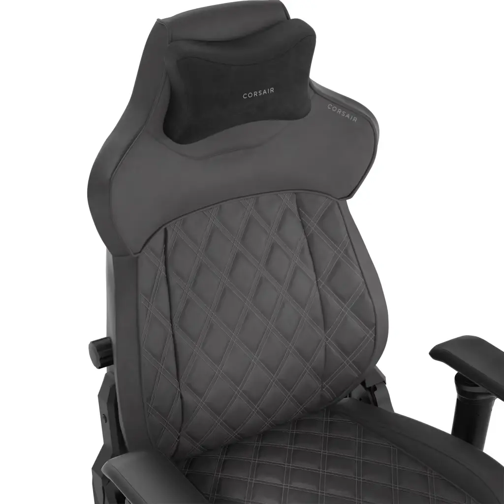 Fotel Corsair TC500 LUXE Shadow Gamingowy do 120kg Tkanina Czarny