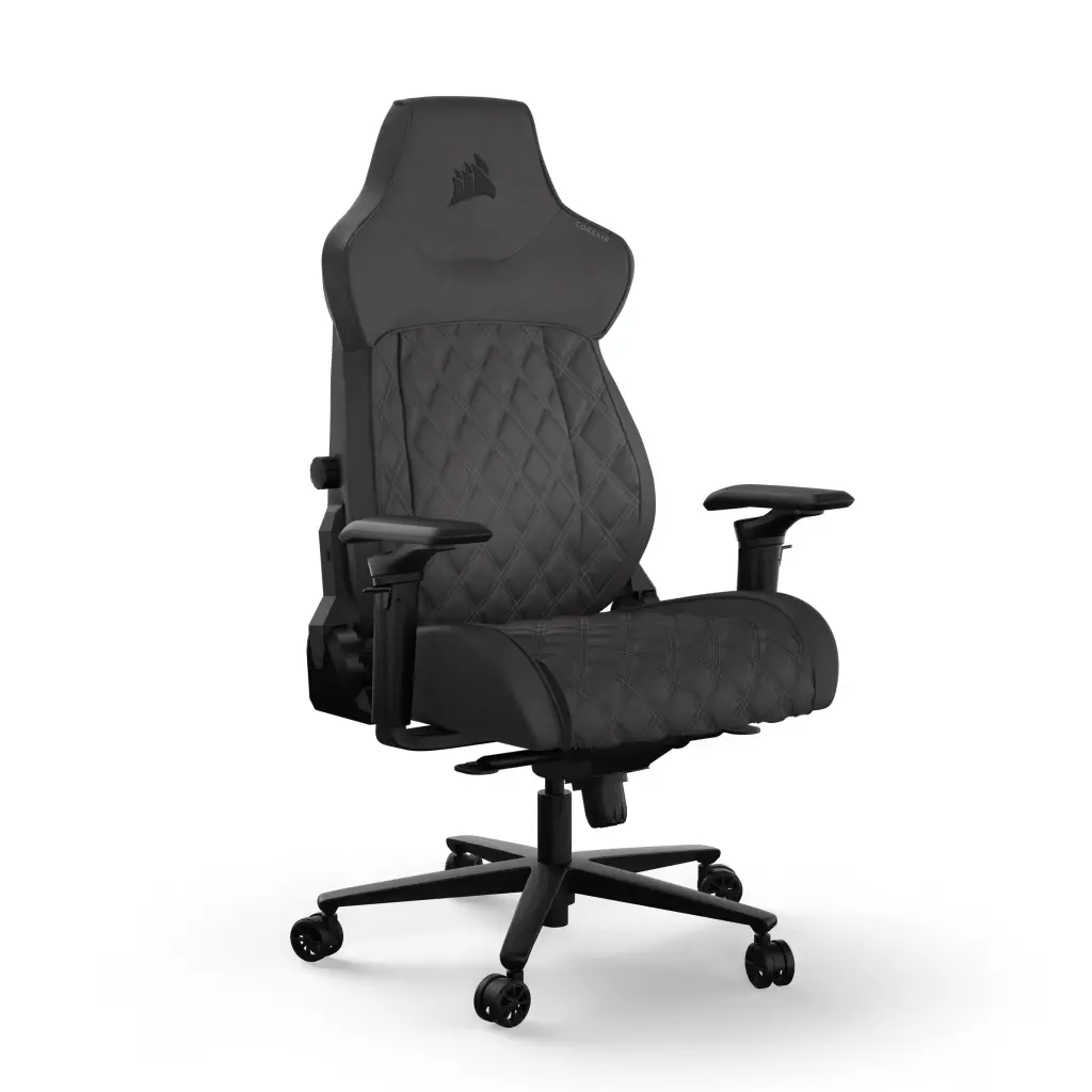 Fotel Corsair TC500 LUXE Shadow Gamingowy do 120kg Tkanina Czarny