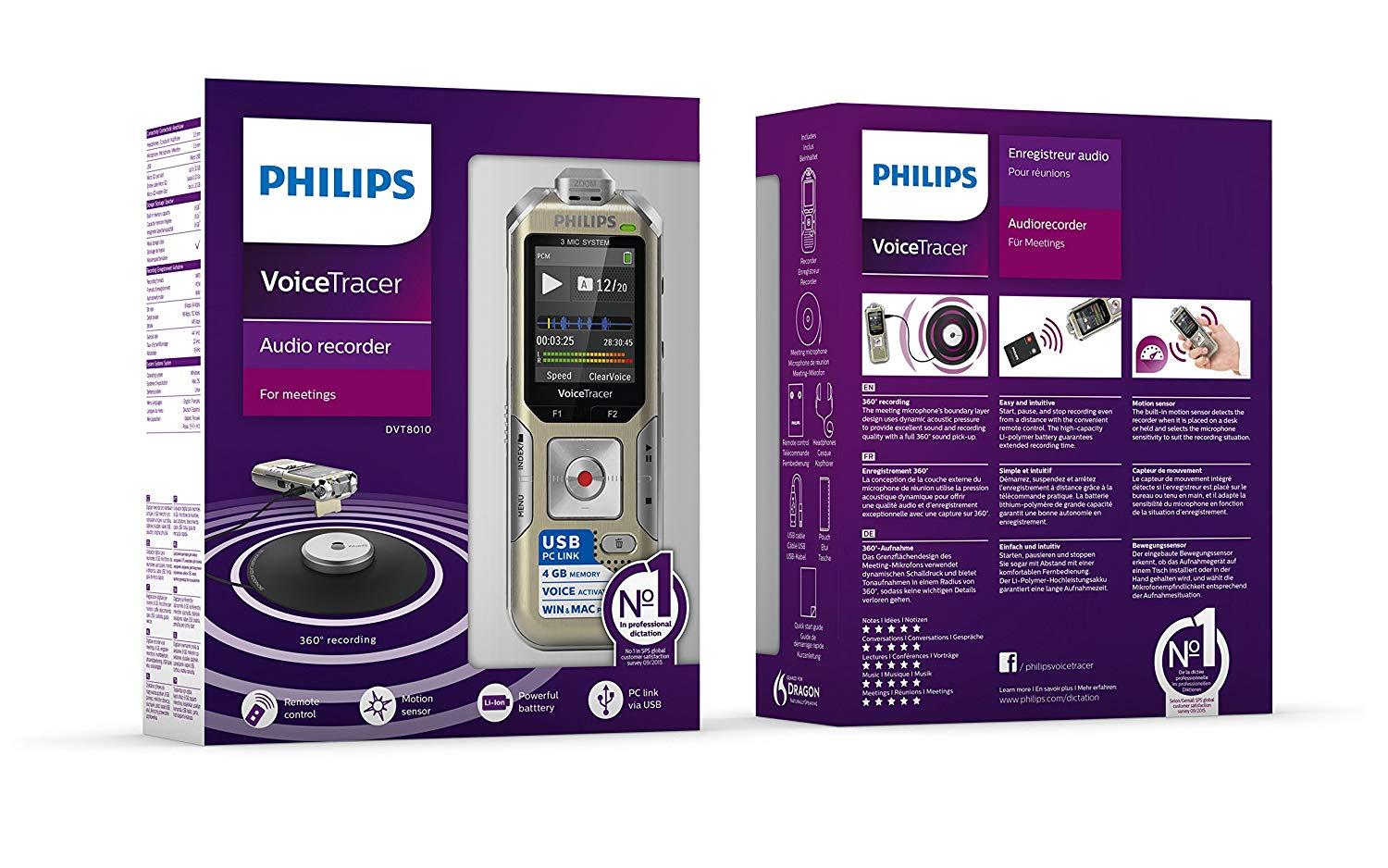 Dyktafon Philips DVT8010
