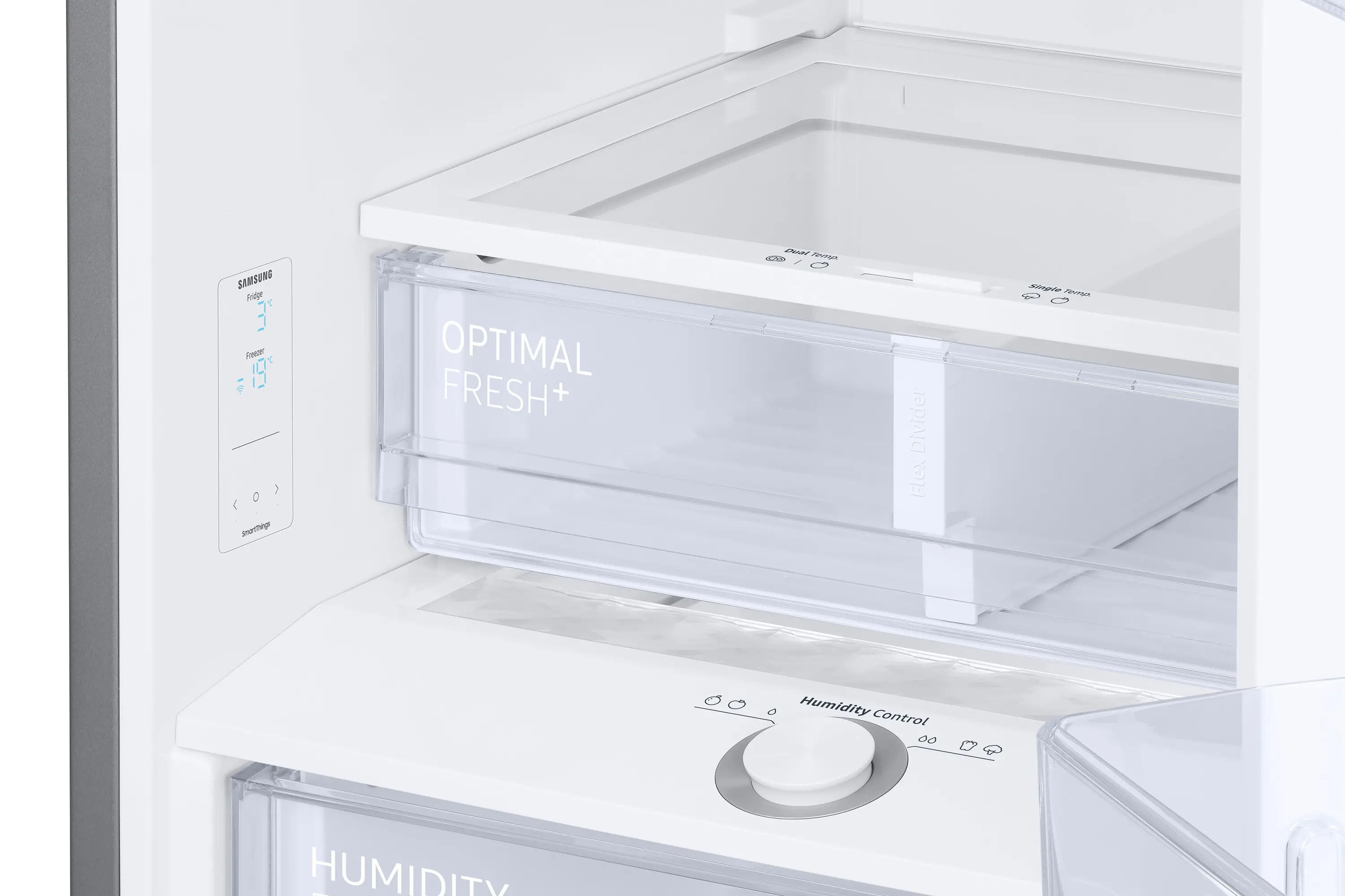 Lodówka Samsung RB34C603CB1 185,3cm Komora świeżości Zdalne sterowanie Grafitowa stal