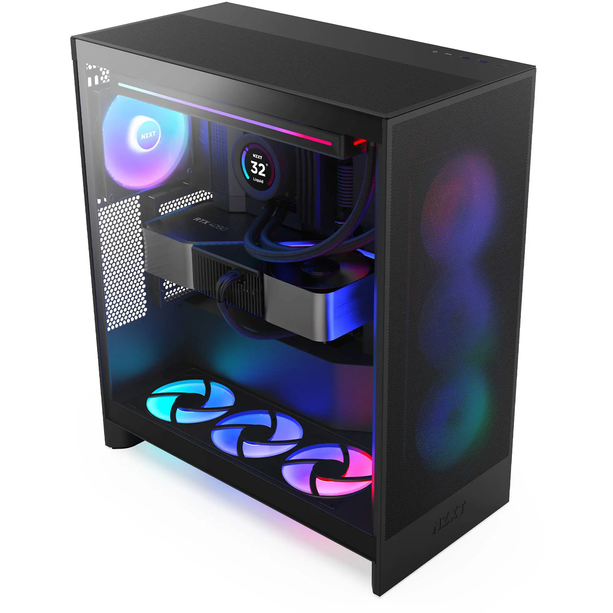 Obudowa NZXT H7 Flow RGB 2024 okno Czarny