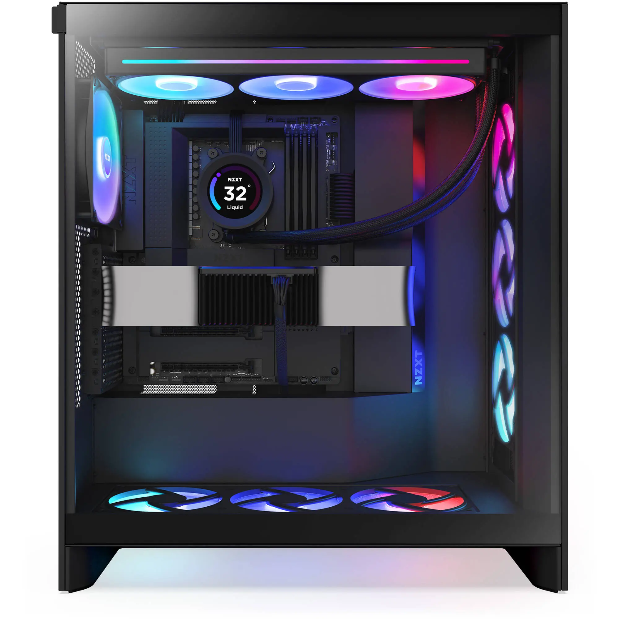 Obudowa NZXT H7 Flow RGB 2024 okno Czarny