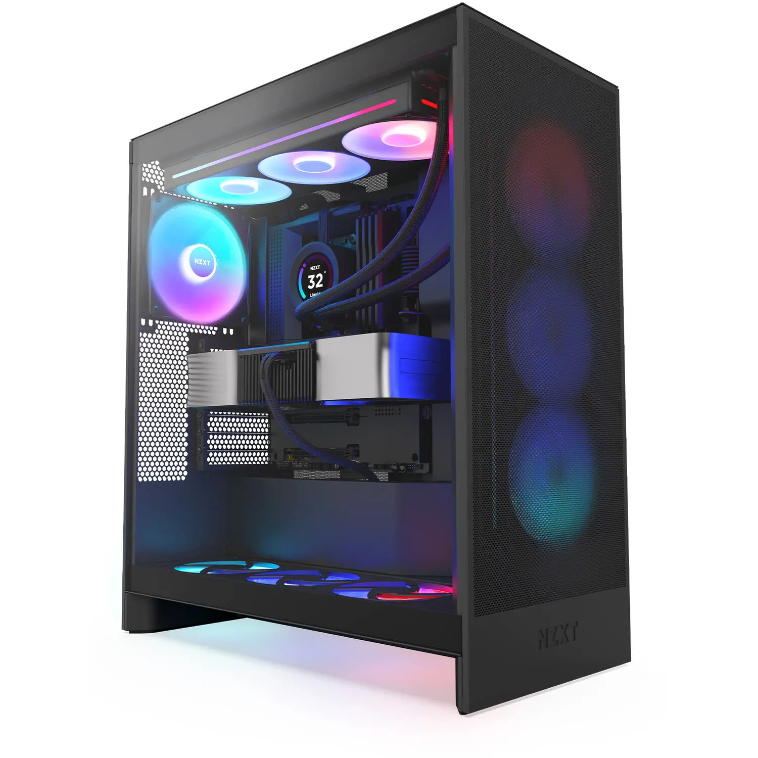 Obudowa NZXT H7 Flow RGB 2024 okno Czarny