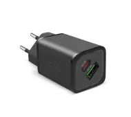 SBS NanoTube GaN PD 1XUSB-C 1XUSB-A 65W Czarny