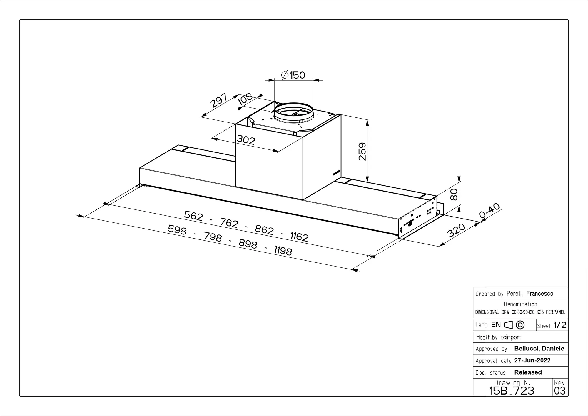 Okap Faber In-Nova Premium A90/2 Czarny mat