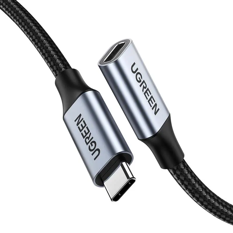 Kabel UGREEN przedłużający USB-C 3.1 Gen2 US372 4K 100W 0,5m Czarny