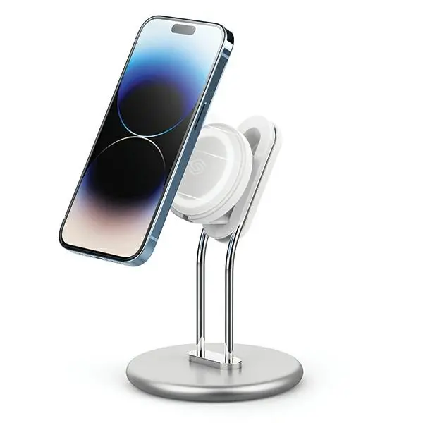 Uchwyt na telefon SODI MagSafe Srebrny