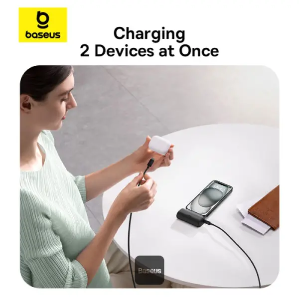 Powerbank Baseus P10068306313-00 Compact 5000mAh PD 20W USB-C Niebieski