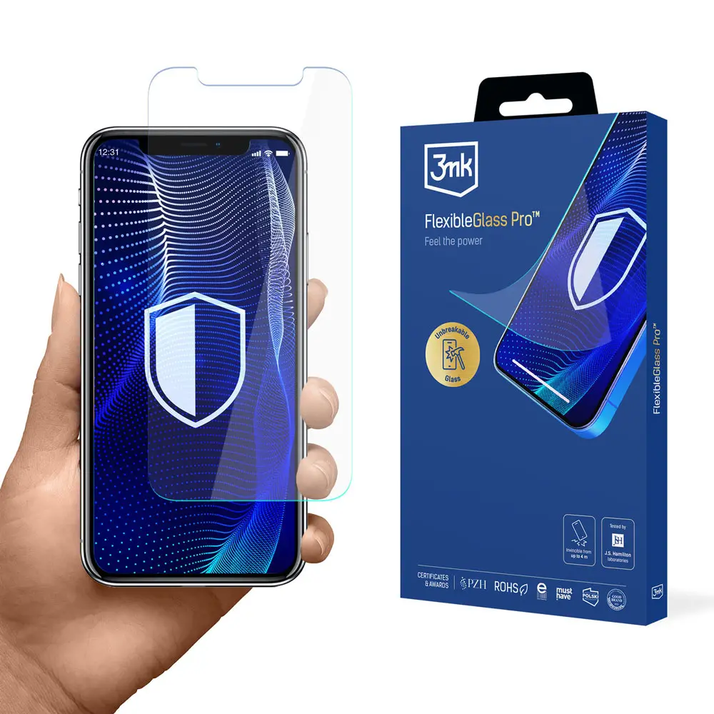Szkło hartowane 3mk Flexibleglass Pro do iPhone X