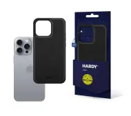 3mk Hardy Silky Leather MagCase do iPhone 16 Pro Czarny