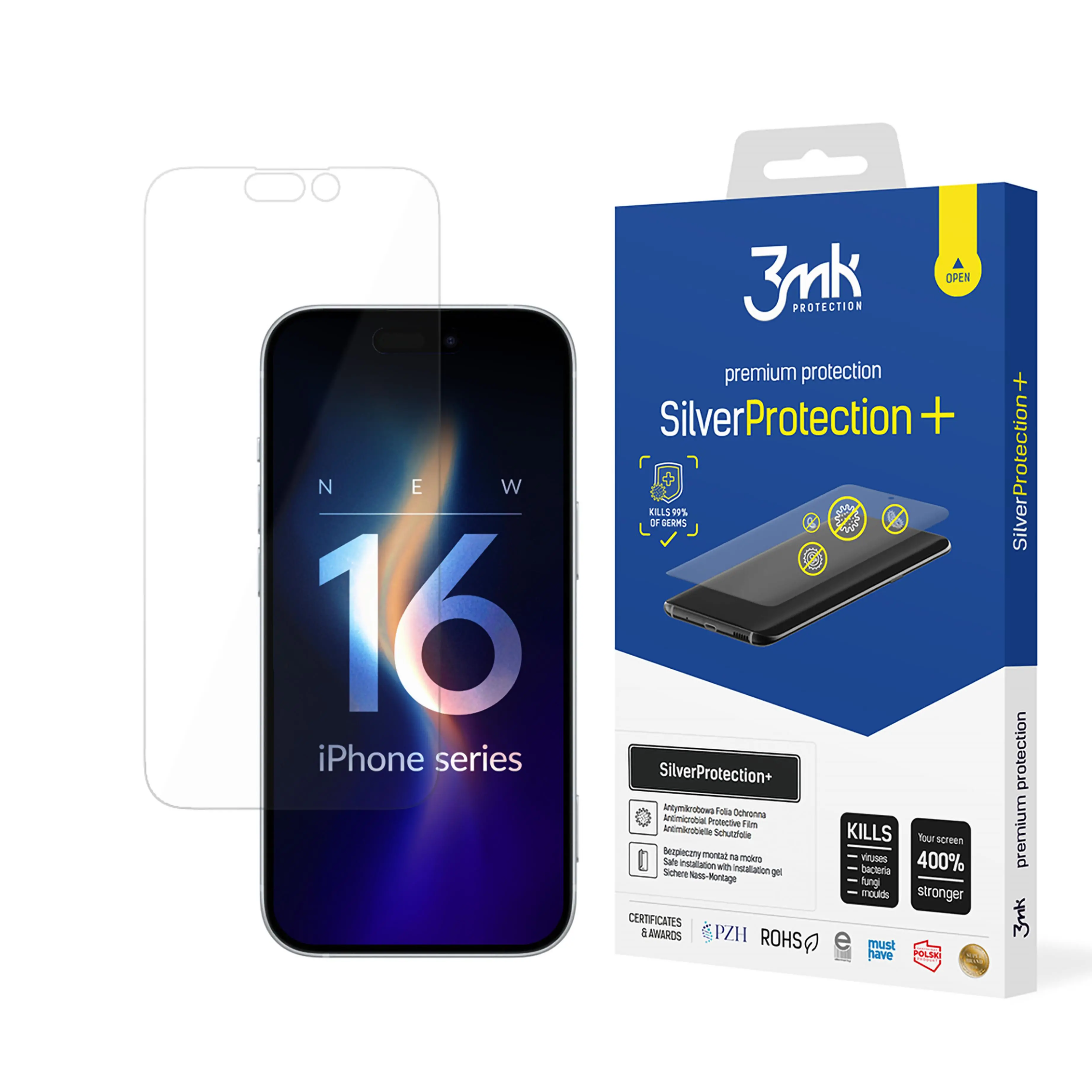 Folia ochronna 3mk SilverProtection+ do iPhone 16 Pro Max