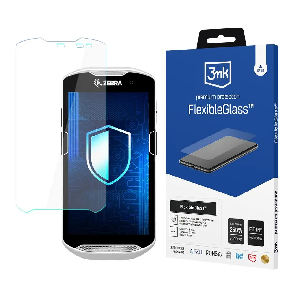 Szkło hybrydowe 3mk FlexibleGlass do Zebra TC51