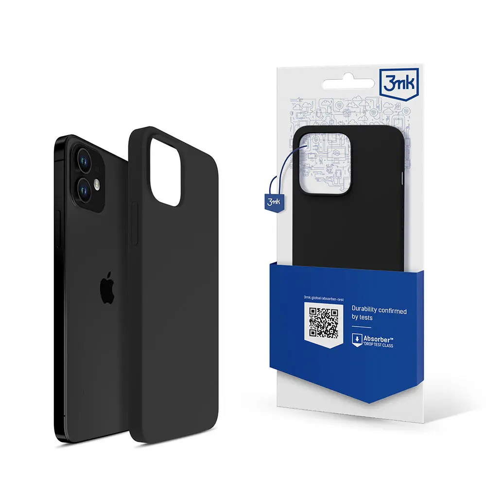 Etui 3mk Silicone Case do Apple iPhone 12 Mini Czarny