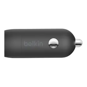 Ładowarka samochodowa Belkin Boost Charge 30W USB-C PD PPS Czarny + kabel Lightning