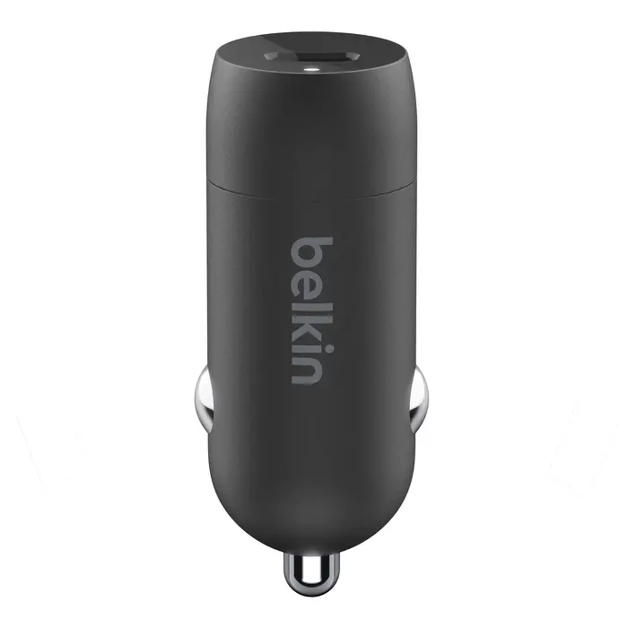 Ładowarka samochodowa Belkin Boost Charge 30W USB-C PD PPS Czarny + kabel Lightning
