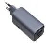 Ładowarka sieciowa Aukey Power Delivery 2x USB-C USB-A QC GaN 67W Szary