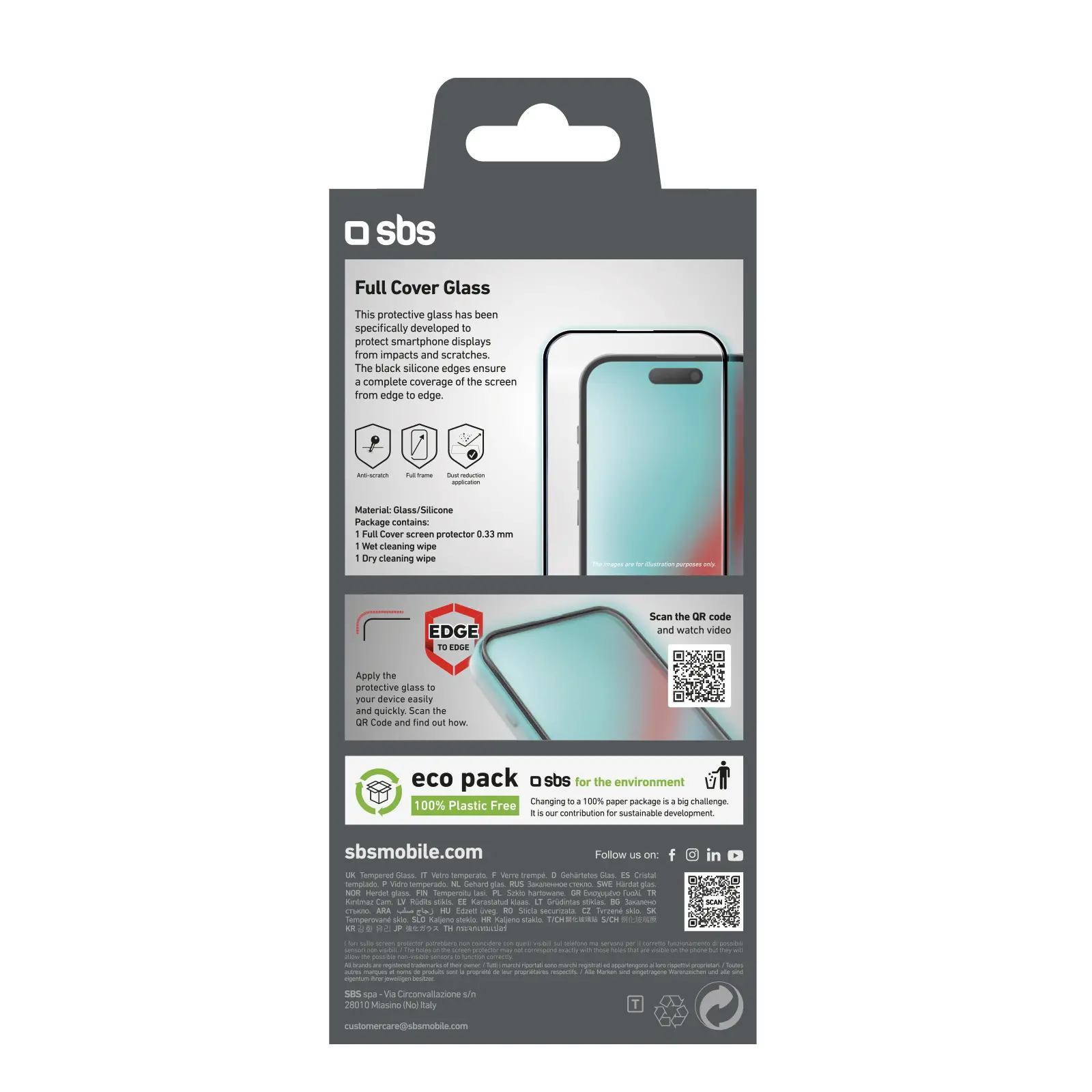 Szkło hartowane SBS TESCRFCIP1661P do iPhone 16 Pro