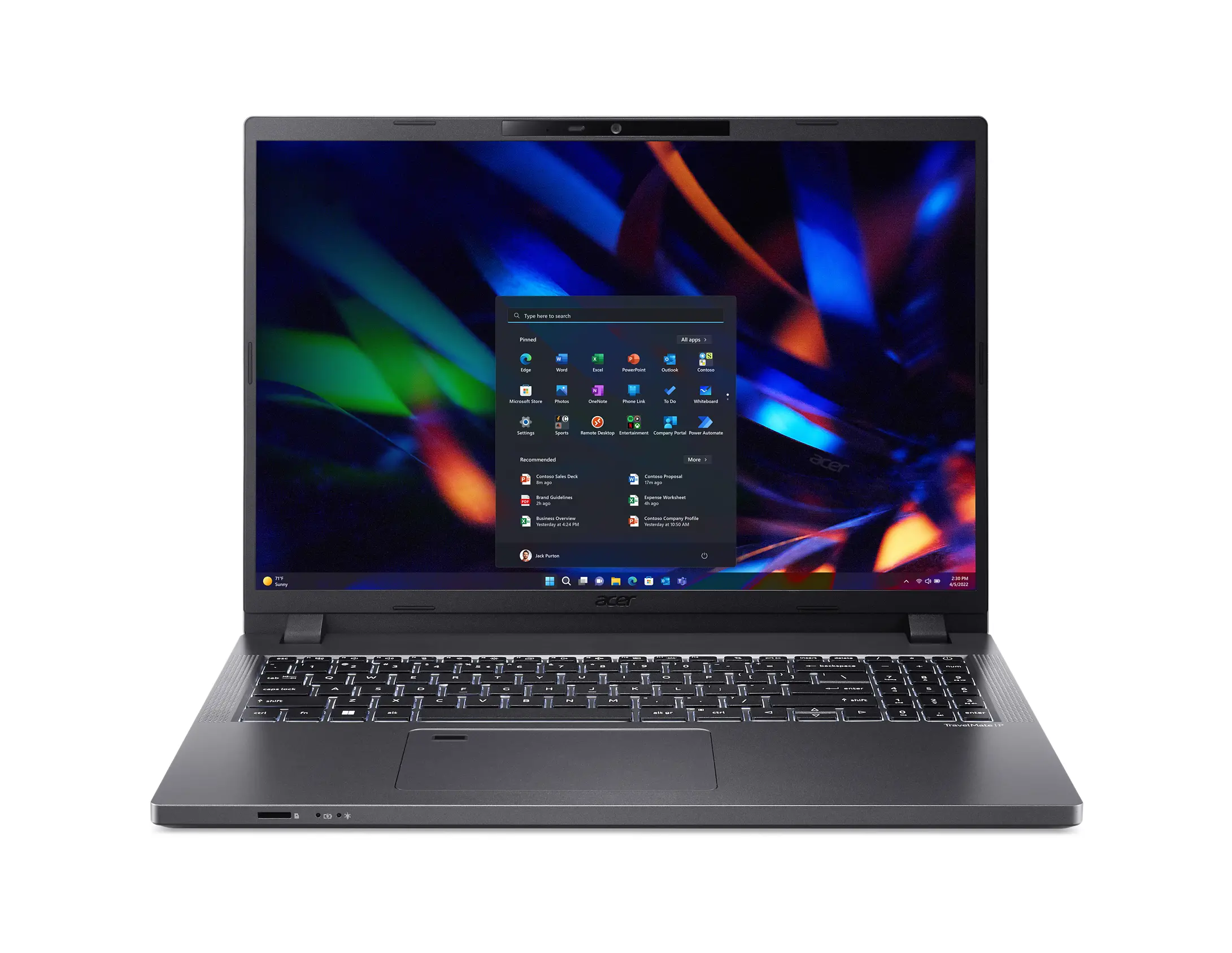 Laptop biznesowy Acer TravelMate P2 16 TMP216-51-TCO 16" i5-1335U 8GB RAM 512GB Dysk SSD Win11 Pro Czarny