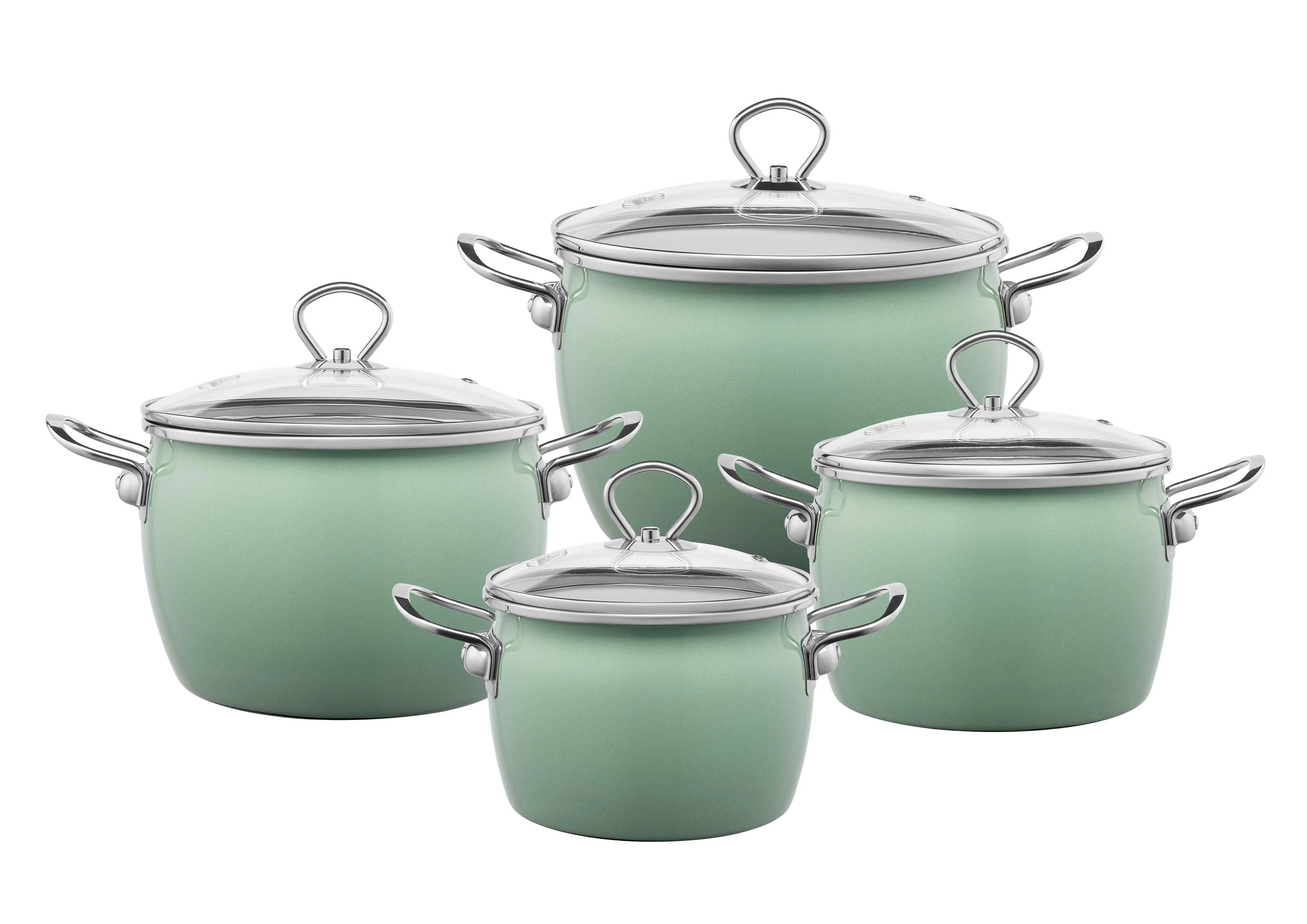 La Bonita Naturale LB8ZGE002 Indukcja Stal niskowęglowa 8 elementów