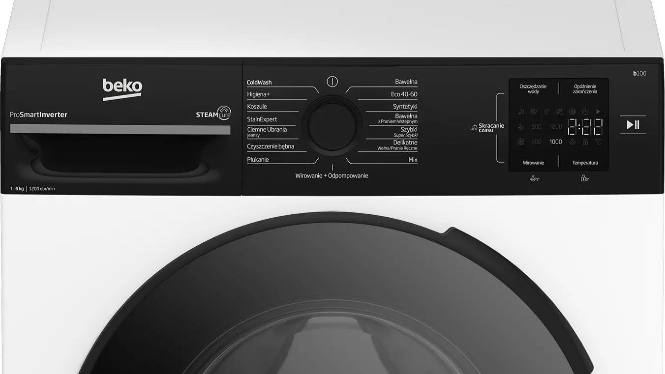 Pralka Beko b100 BM1WFU36235WBPBDC Slim 6kg 1200 obr/min