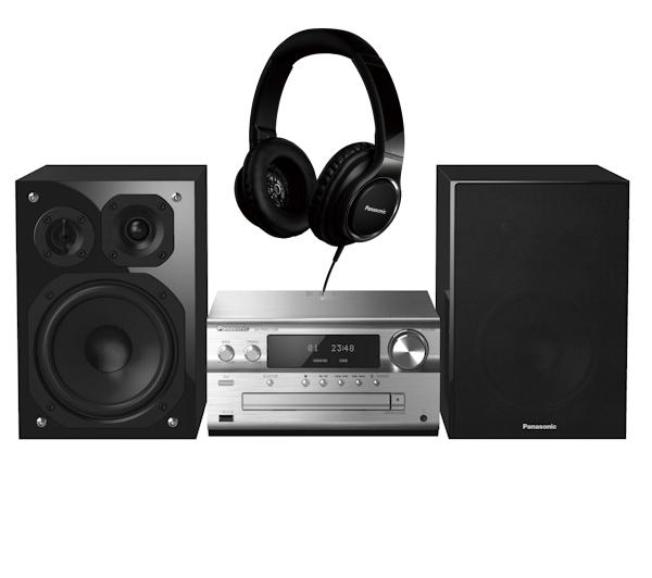 Wieża Panasonic SC-PMX100 + słuchawki RP-HD5E